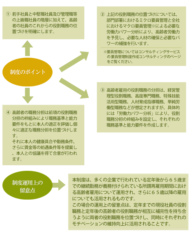 高齢者雇用管理制度の概要